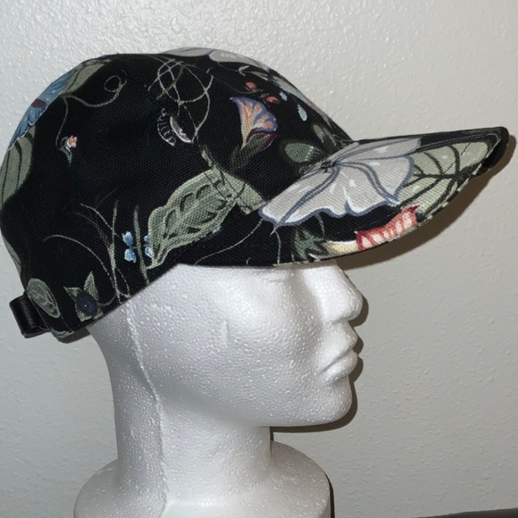 NWT Gucci Canvas Flora Knight Basebal Hat/Cap M 57 & Certificate Of Authenticity - Picture 14 of 16